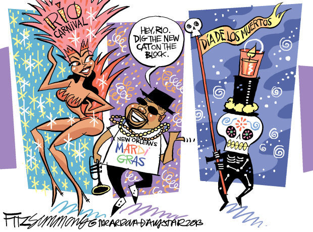 Daily Fitz Cartoon:Tucson's Street Party